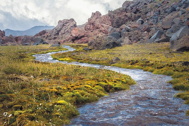 Majestueus berglandschap in de Kaukasus